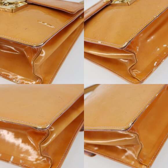 LOUIS VUITTON Monogram Vernis Spring Street Hand Bag Pink M91033 - Picture 10 of 13